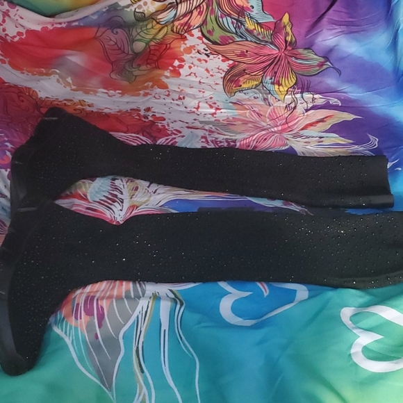 KNEE HIGH RHINESTONE SNEAKERS - Picture 12 of 15